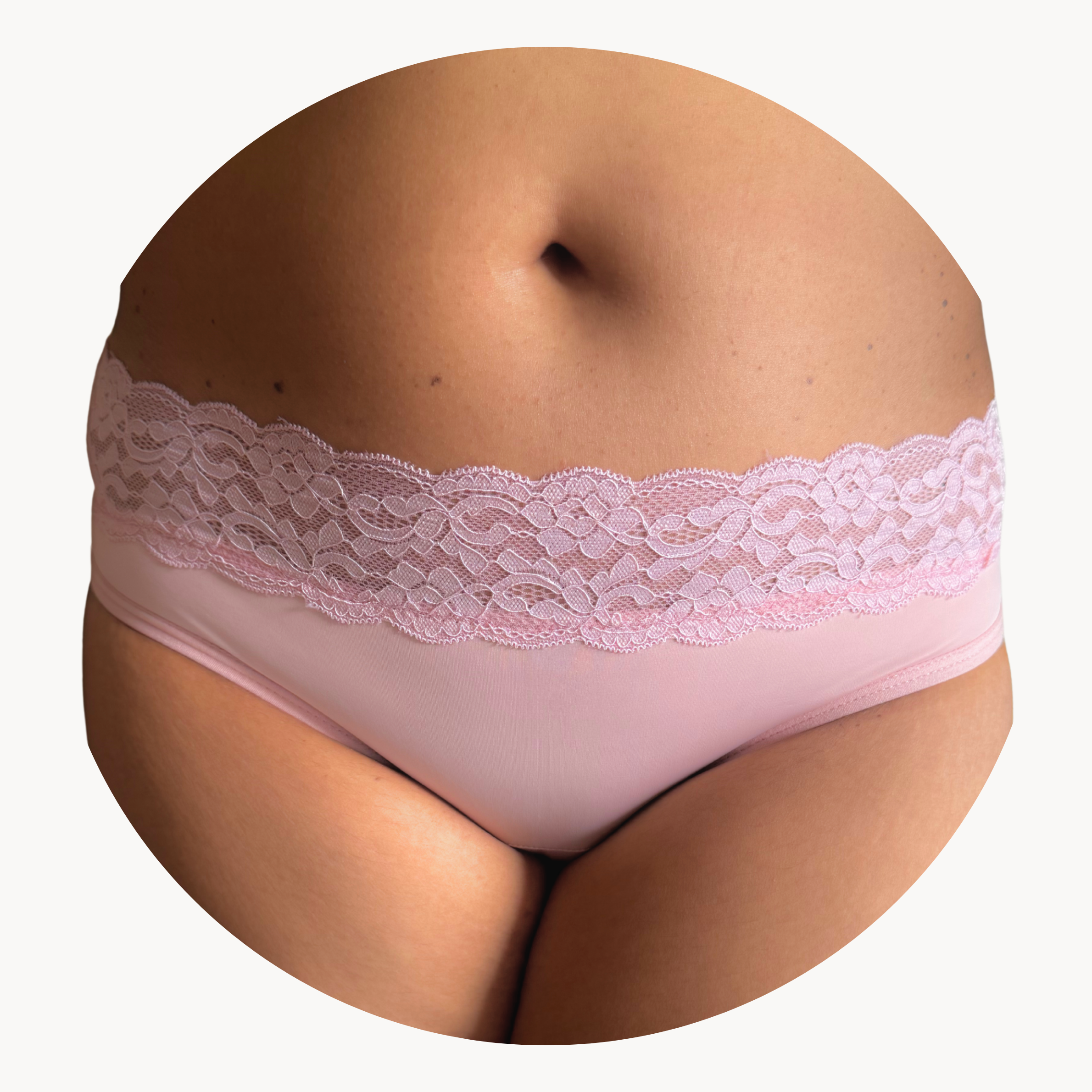 Leakproof Lace Undie for Discharge, Spotting & Period Drips