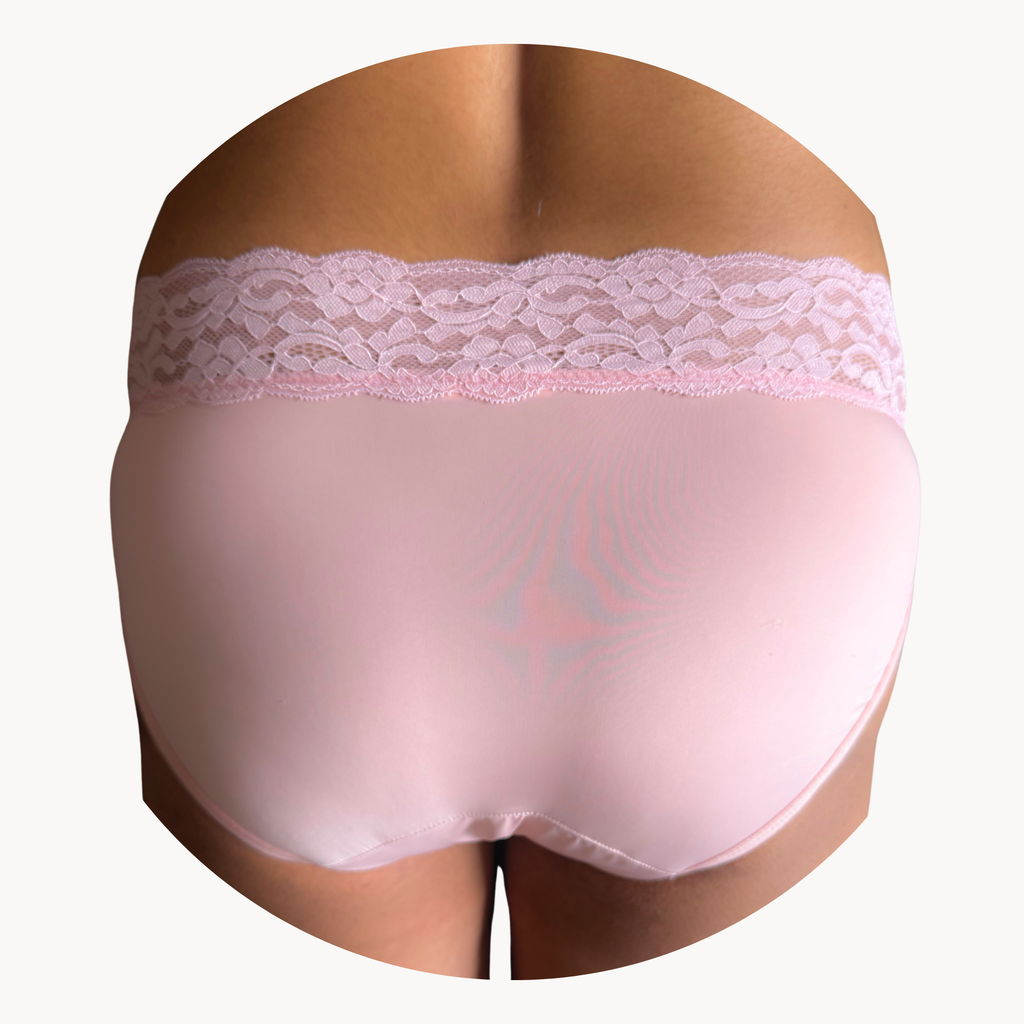 Leakproof Lace Undie for Discharge, Spotting & Period Drips