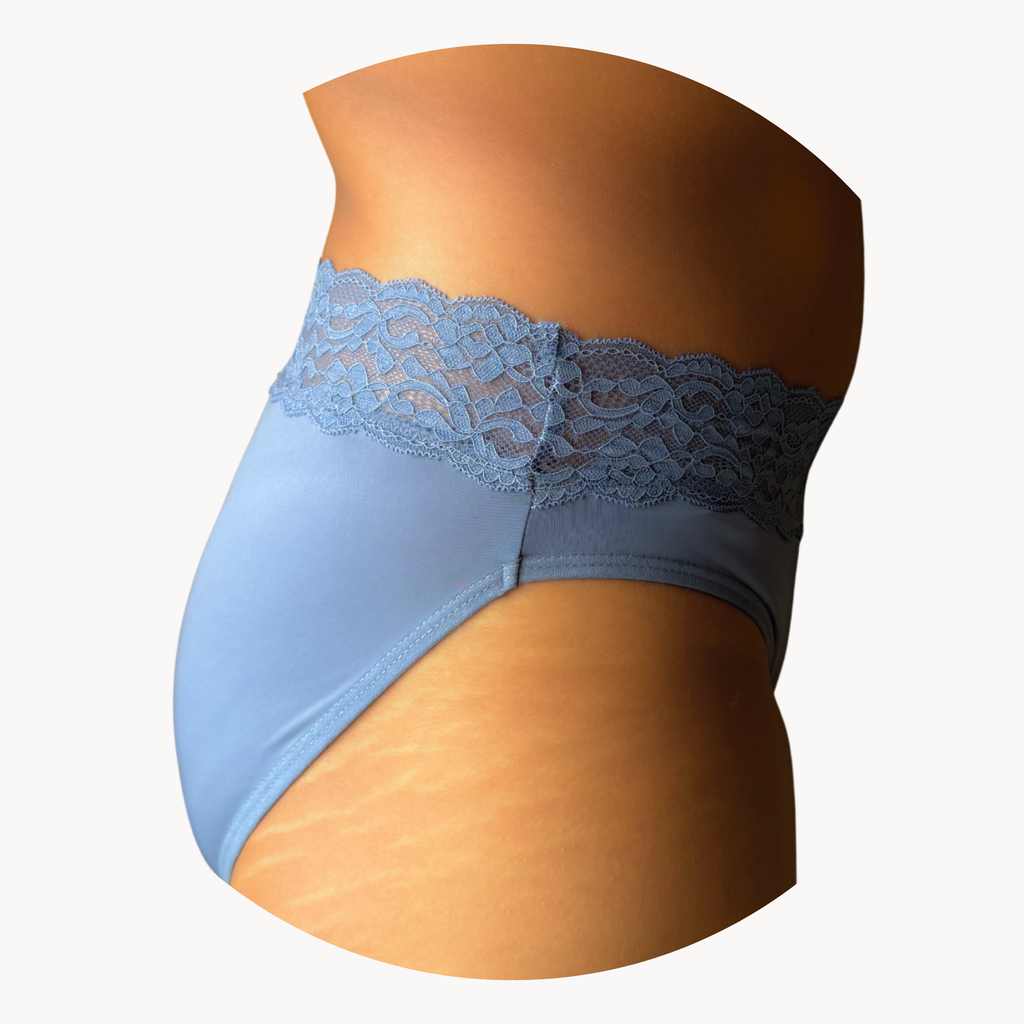 Leakproof Lace Undie for Discharge, Spotting & Period Drips