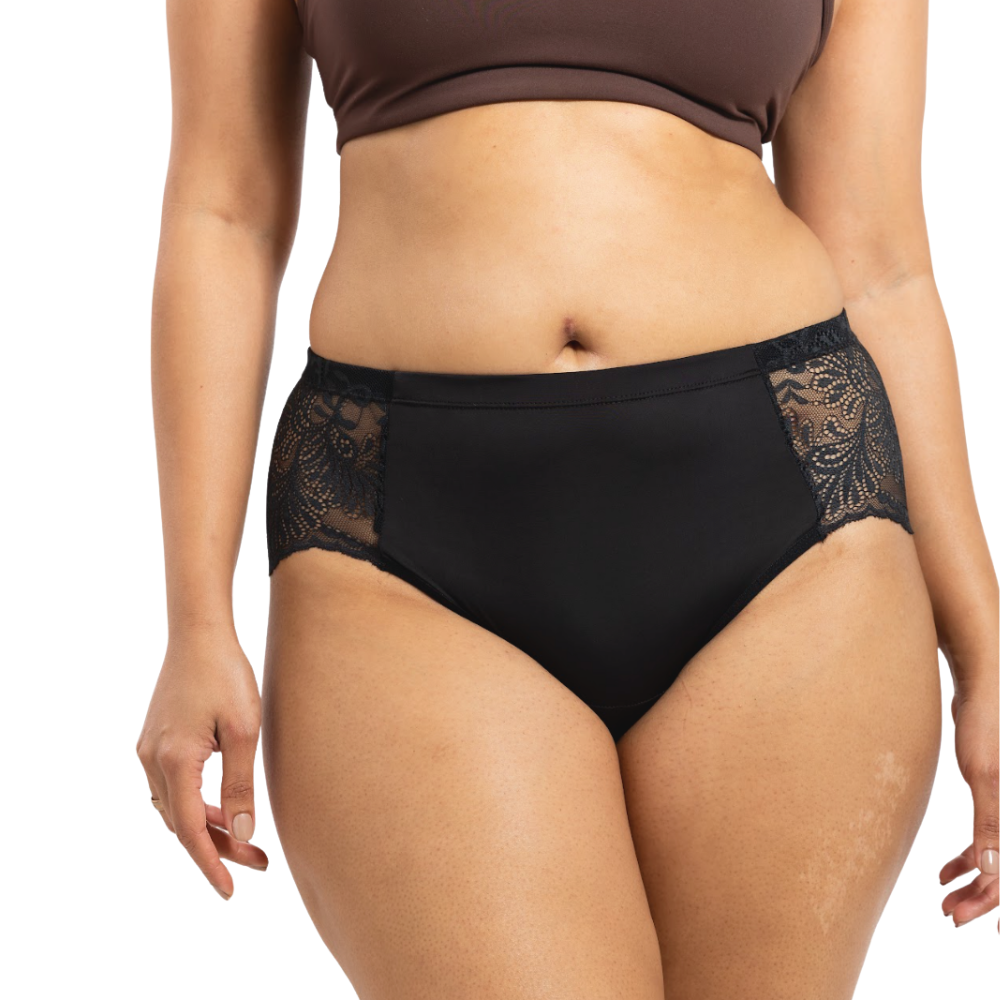 Everyday Leakproof Lace Back Hipster