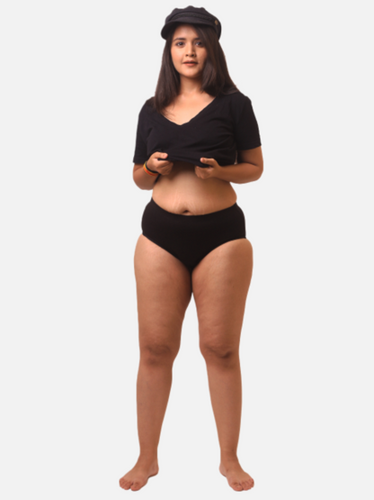 High Rise Hipster Leakproof Underwear in Medium Absorbency