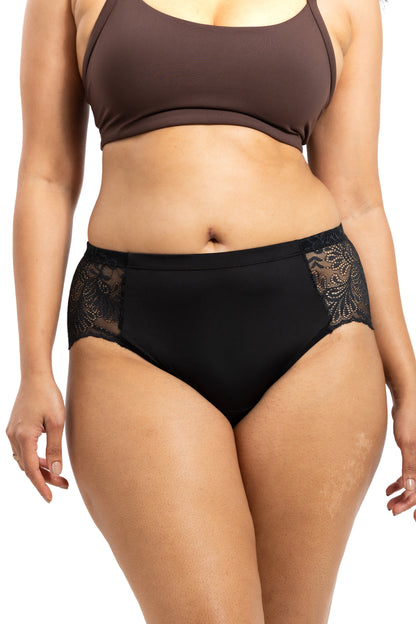 Everyday Leakproof Lace Back Hipster